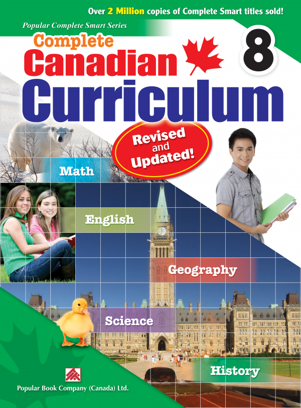 Complete Canadian Curriculum Grade 8 Book (Revised and Updated