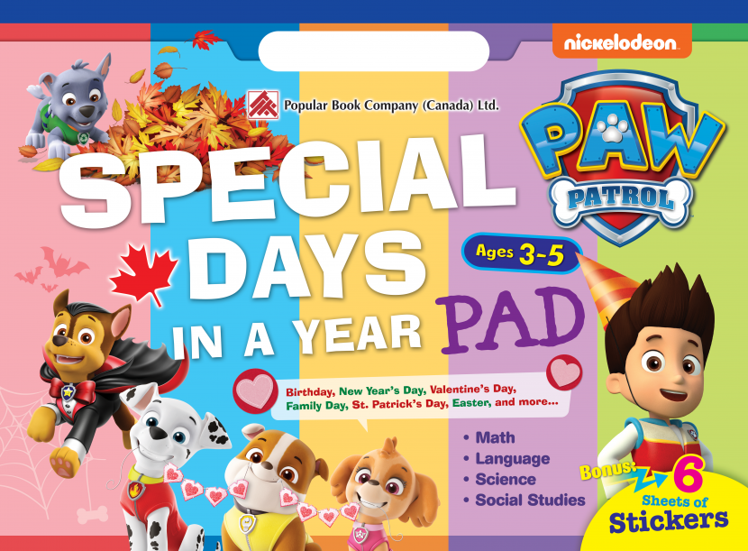 PAW Patrol Special Days in a Year Pad