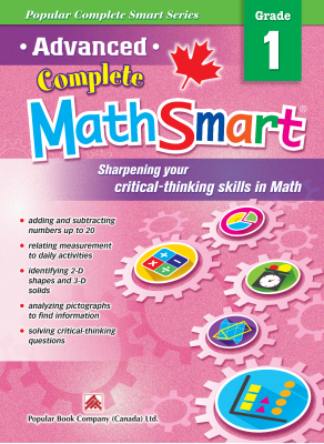 Advanced MathSmart Book for Grade 1