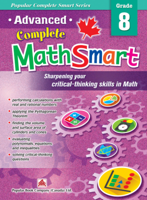 Advanced MathSmart for Grade 8